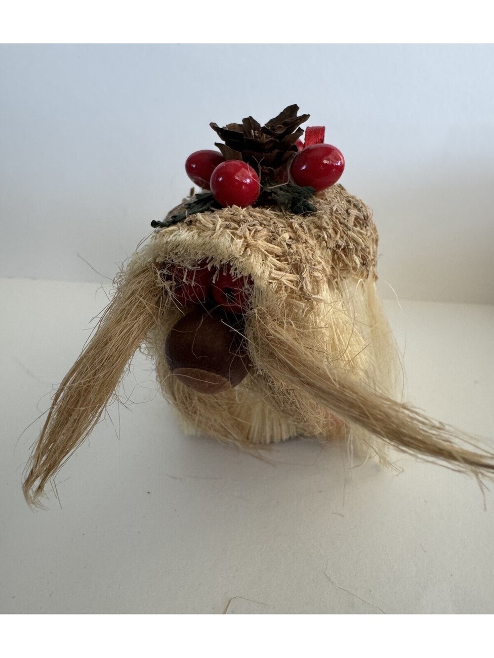 3 Arts Studio Albino Christmas Tree Troll Ornament Handmade Cosby TN USA 3”